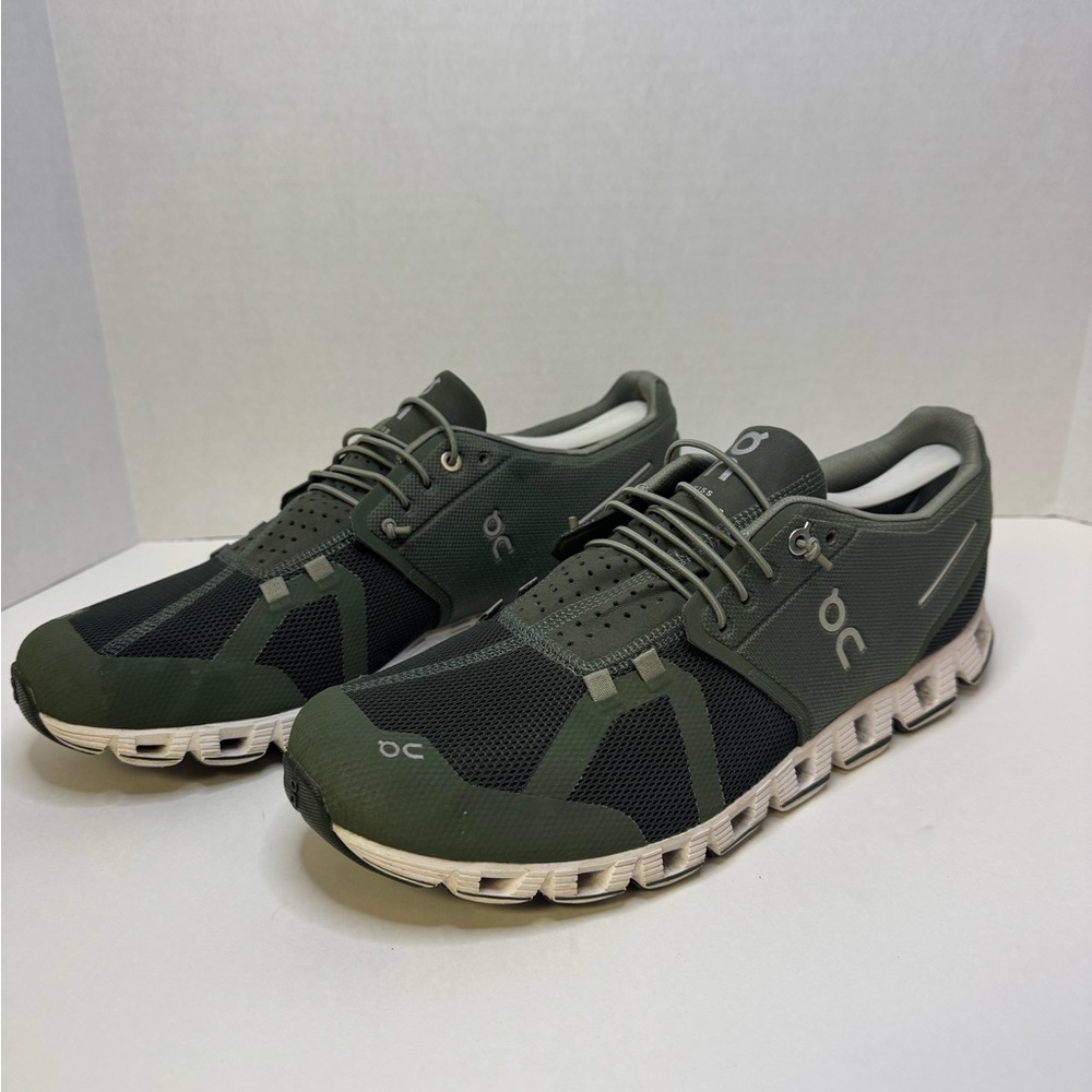 On Running Men's Olive Athletic Shoes